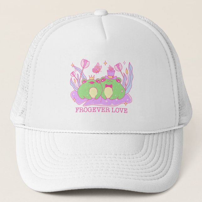 Gorra De Camionero Rana Cuta - Amor de la Fiebre (Anverso)