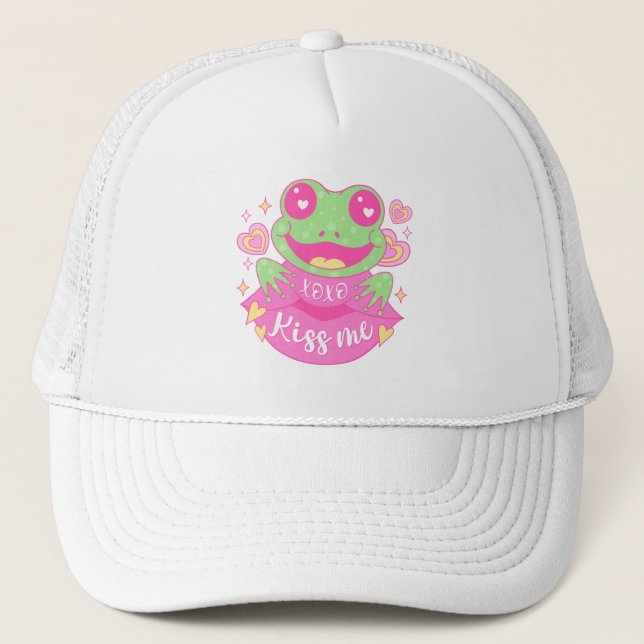 Gorra De Camionero Rana Cute Kisme - Xoxo (Anverso)