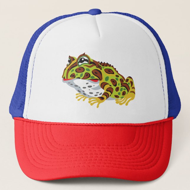 Gorra De Camionero rana de cuerno paquistaní (Anverso)