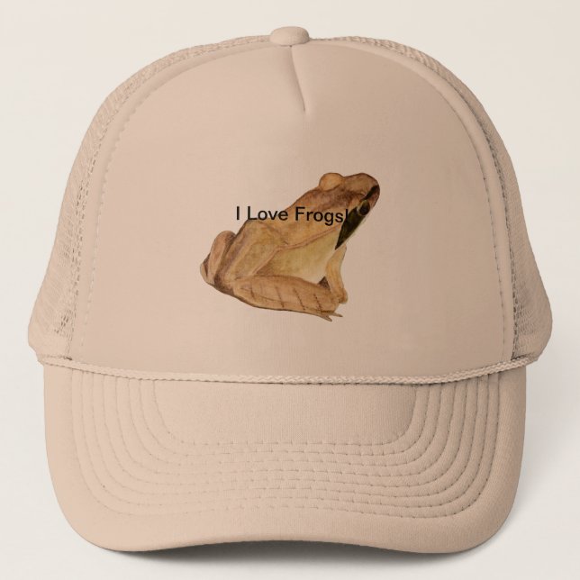 Gorra De Camionero Rana de madera (Anverso)