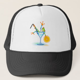 Gorra De Camionero Rana del cóctel