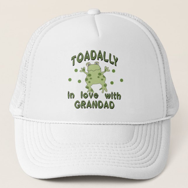 Gorra De Camionero Rana del Grandad del amor de TOADALLY (Anverso)