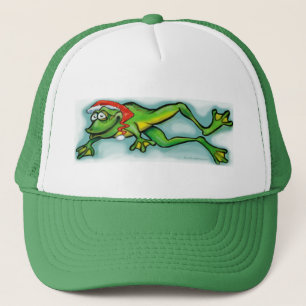 Gorra De Camionero Rana del navidad