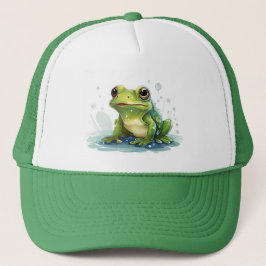 Gorra De Camionero Rana divertida