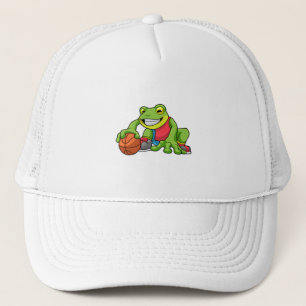 Gorra De Camionero Rana en deportes con baloncesto
