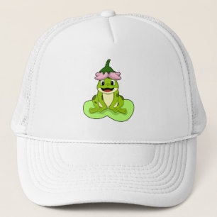 Gorra De Camionero Rana en hoja