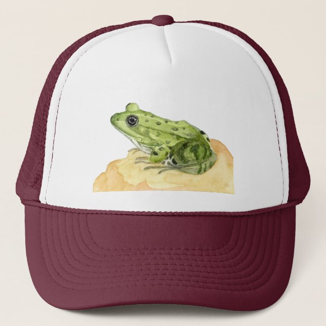 Gorra De Camionero Rana verde (Anverso)