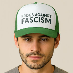 Gorra De Camionero Ranas Contra el Fascismo Protesta de Rana de Portl