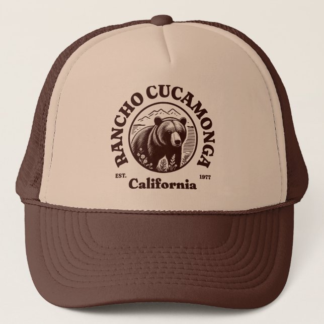 Gorra De Camionero Rancho Cucamonga California (Anverso)