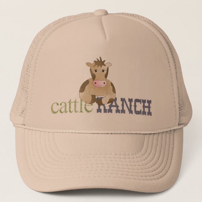 Gorra De Camionero Rancho de ganado (Anverso)