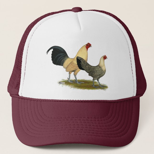 Gorra De Camionero Ranúnculos poner crema ingleses viejos (Anverso)