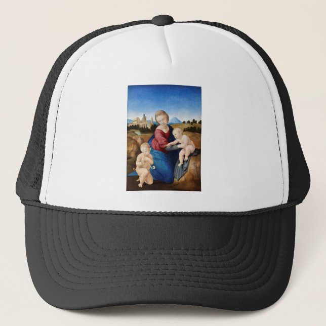 Gorra De Camionero Raphael Raffaello Madonna y la Infantil Saint (Anverso)