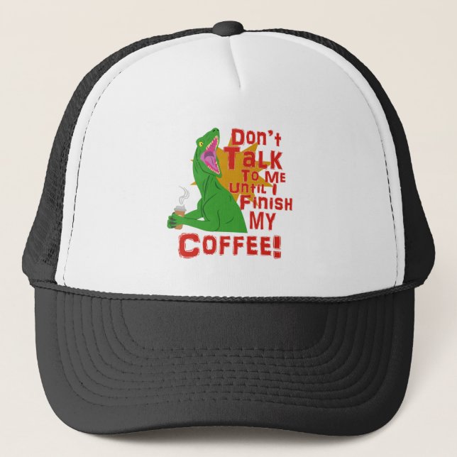 Gorra De Camionero Raptores y café (Anverso)