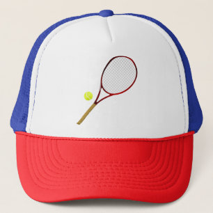 Gorra De Camionero Raqueta y pelota de tenis