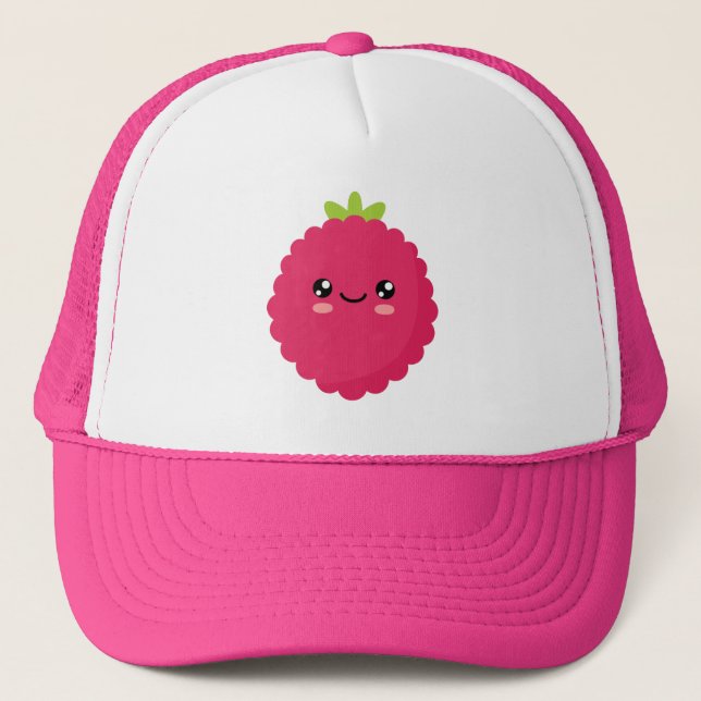 Gorra De Camionero Raspberry Trucker Hat (Anverso)