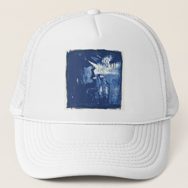 GORRA DE CAMIONERO RASTA BLUE (Anverso)
