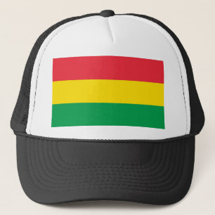 Gorra De Camionero Rasta Colors Green Yellow Red Stripes Flag Pattern