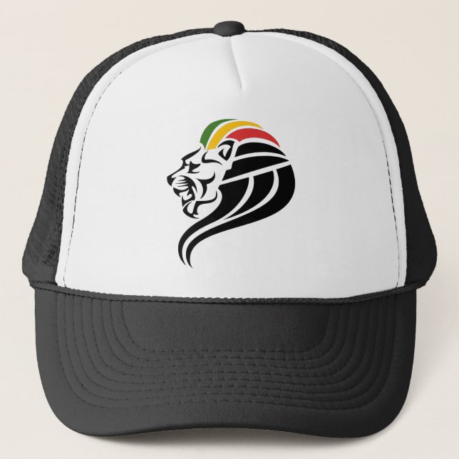 Gorra De Camionero Rasta Lion (Anverso)