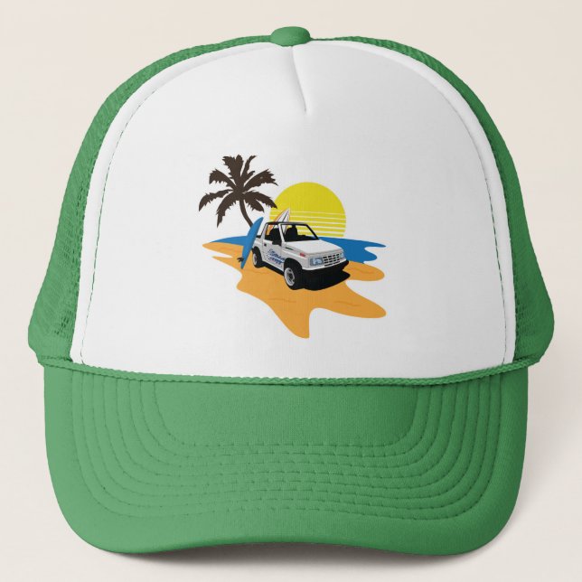 Gorra De Camionero Rastreador de playa (Anverso)