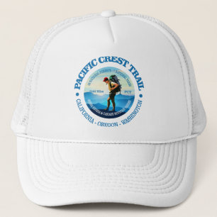 Gorra De Camionero Rastro pacífico del escudo (caminante C)
