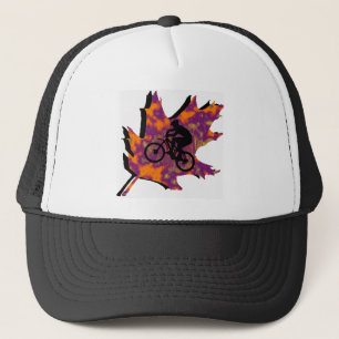 Gorra De Camionero Rastros de Adirondack de la bici