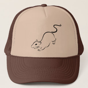 Gorra De Camionero Rata de la tinta