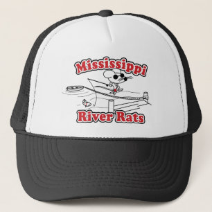 Gorra De Camionero Rata del río Misisipi
