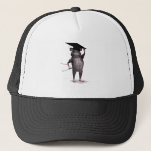 Gorra De Camionero Rata más inteligente en la ciudad