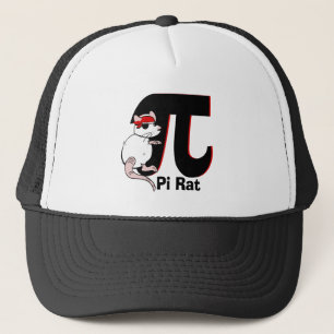 Gorra De Camionero Rata pirata de Pi Day