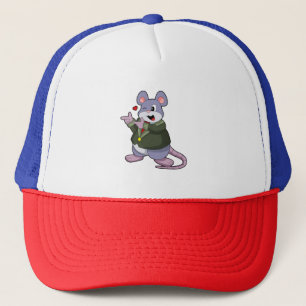Gorra De Camionero Ratón como novio con traje