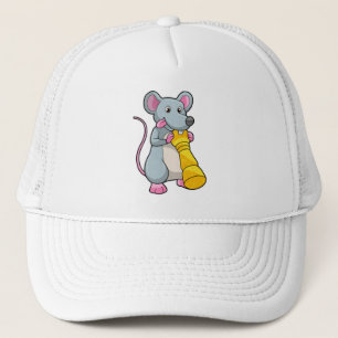 Gorra De Camionero Ratón en ajedrez con peón de ajedrez