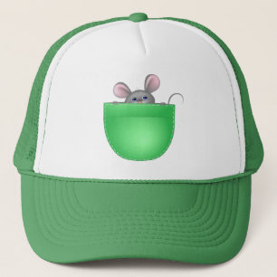 Gorra De Camionero Ratón en bolsillo