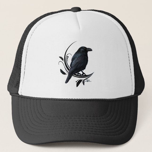 Gorra De Camionero Raven (Anverso)