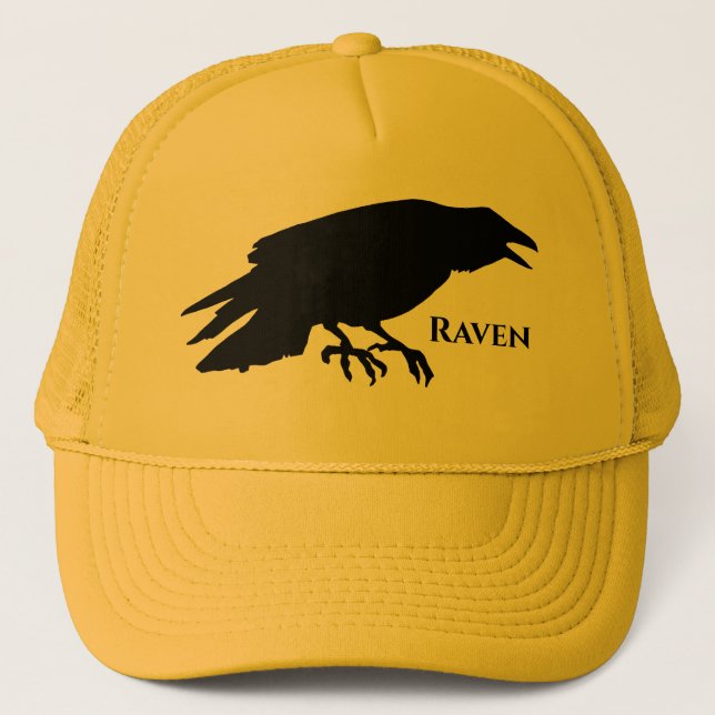 Gorra De Camionero Raven (Anverso)