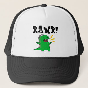 Gorra De Camionero ¡RAWR Dino - personalizable!