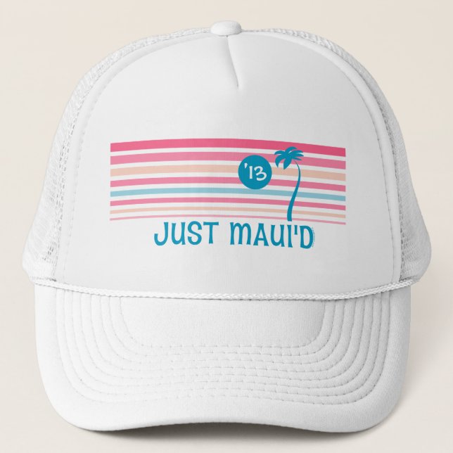 Gorra De Camionero Raya apenas Maui'd (Anverso)