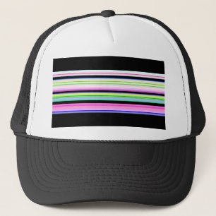 Gorra De Camionero Rayas de neón coloridas lindas