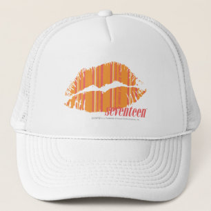 Gorra De Camionero Rayas finas anaranjadas