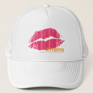 Gorra De Camionero Rayas finas magentas