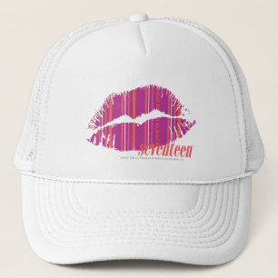 Gorra De Camionero Rayas finas púrpuras