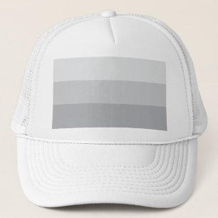 Gorra De Camionero Rayo gris plateado