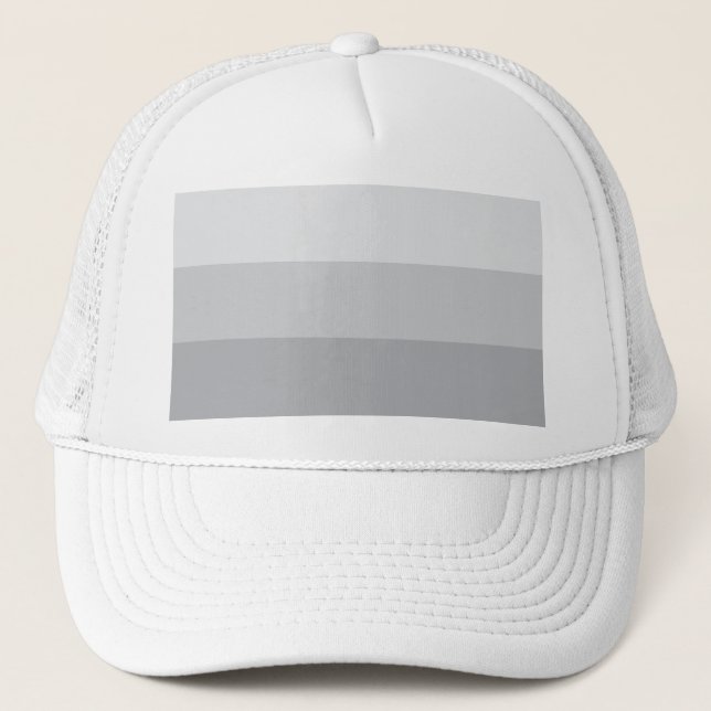 Gorra De Camionero Rayo gris plateado (Anverso)