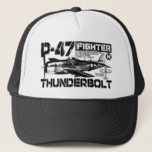 Gorra De Camionero Rayo P-47 (Anverso)