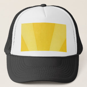 Gorra De Camionero Rayos de sol dorados: ráfaga de sol naranja brilla