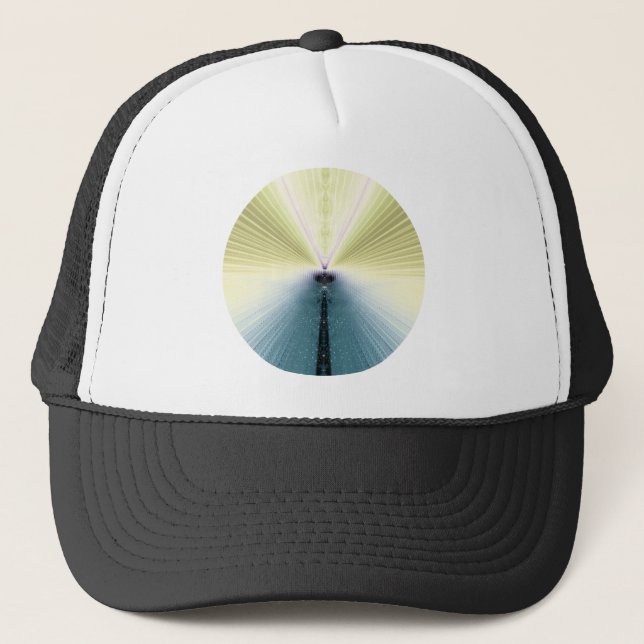 Gorra De Camionero Rayos Dorados (Anverso)