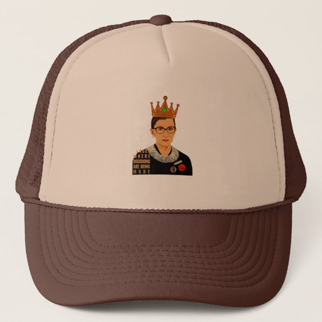 Gorra De Camionero RBG I discrepa de Ruth Bader Ginsburg (Anverso)