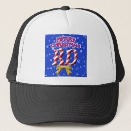 GORRA DE CAMIONERO RD CANDY CAÑE MERRY NAVIDAD REGISTRADA DIETITIANA