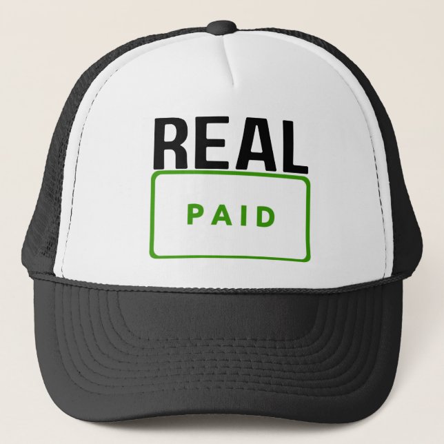GORRA DE CAMIONERO REAL PAGADO (Anverso)