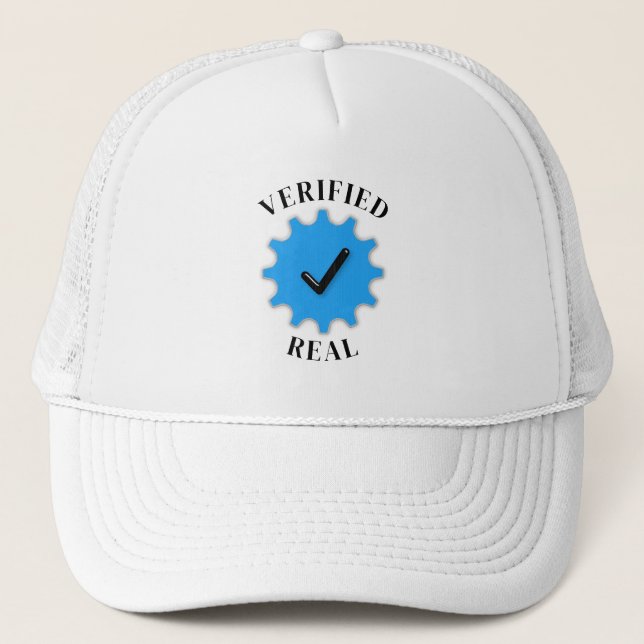 Gorra De Camionero Real verificado (Anverso)