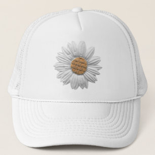 GORRA DE CAMIONERO REALISMO DIGITAL DE FLORES DE PAPEL DAISY SCRAPBOO